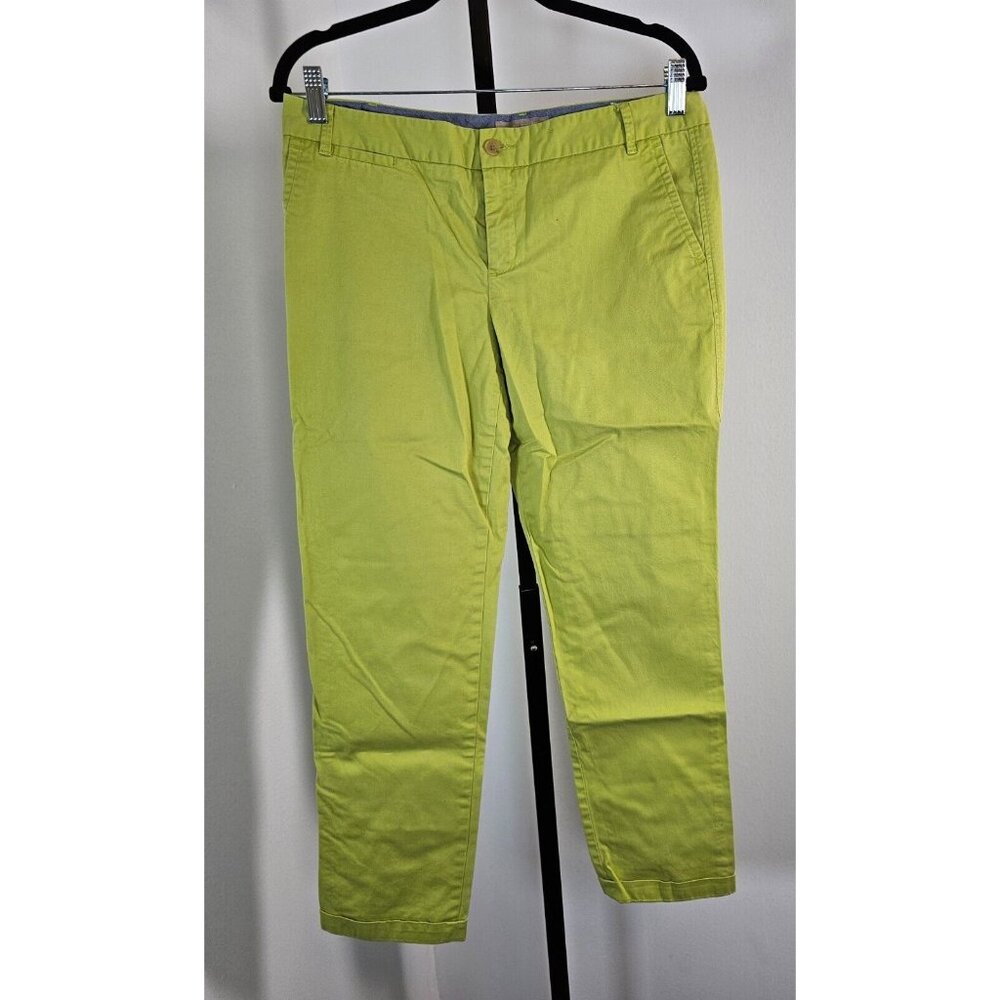Banana Republic Ryan Fit Chino Ankle Pants Green Size 8